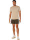 Road 5in Sports Men's Brown Shorts