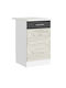 Floor Cabinet with Countertop White, White Craft Oak, Graphite 50x46x85cm