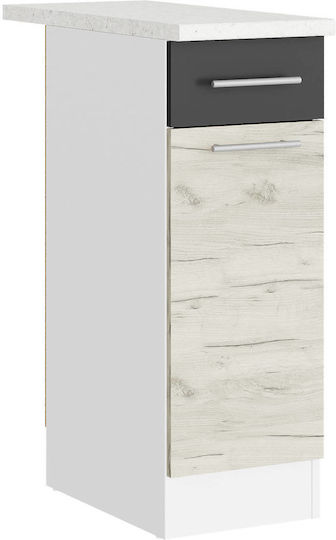 с плот за работа White, White Craft Oak, Graphite 30x46x85бр