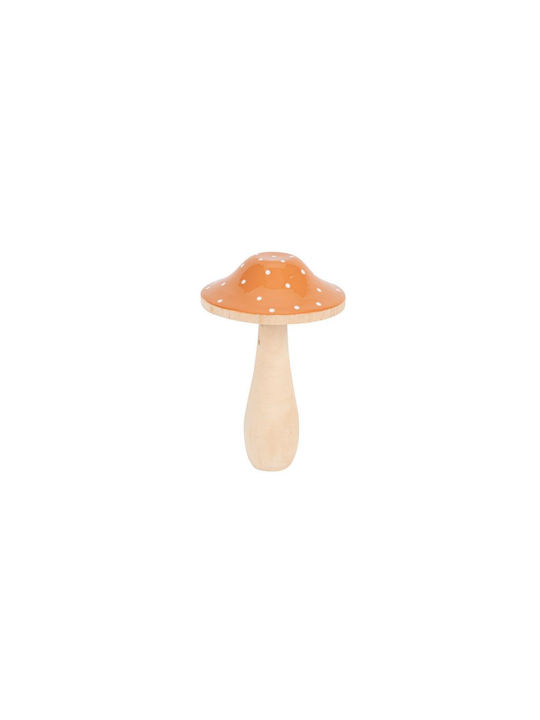 Beauty Home Dekoratives Pilz aus Hölzernes 7.4x7.4x12cm 1Stück