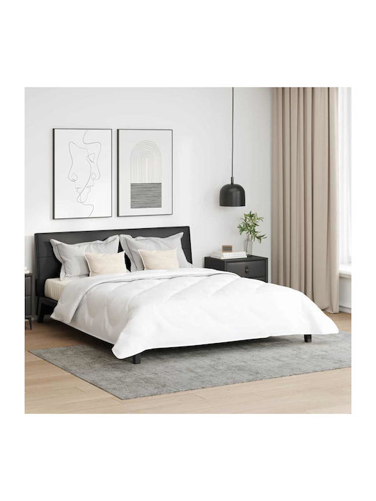 vidaXL Duvet Set Queen with Microfiber Filling ...