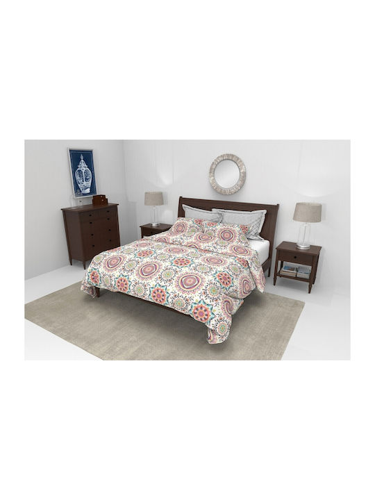 Alcam Пухено Двойно 200x220бр Kantha Многоцветен 250 г/м²Gsm