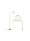 Costway Lampa de podea Î168xL23cm. cu Soclu pentru Bec E27 Auriu