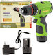 ProCraft PA12Pro-1b Δραπανοκατσάβιδο Μπαταρίας 12V 1x2Ah