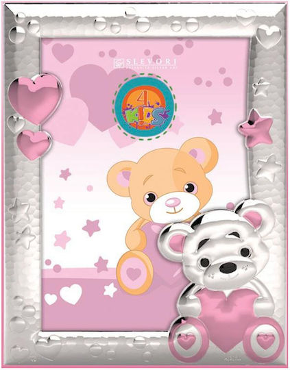 Slevori Bärchen Kinder Fotorahmen Silber Silber 9x13cm