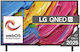LG Smart Τηλεόραση 43" 4K UHD QNED QNED80A HDR (2025) 43QNED80A3A