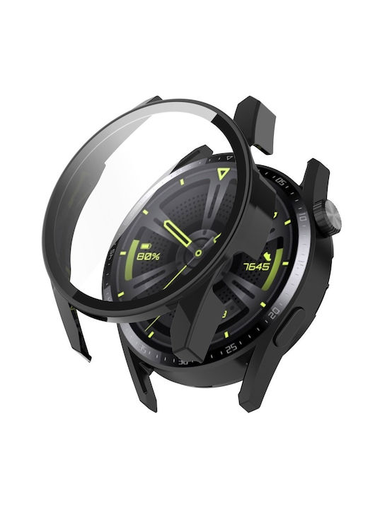 2 1 Case + Glass Huawei Watch GT 3 46mm Black