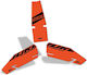 Gpk 3d Set Tank Pad Ktm Duke 390 2024-2025 Orange Black