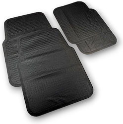 Set 4 Covorașe Auto Kiwari Grip Universale PVC Negru Set 4 Covorașe Auto Kiwari Grip Universale PVC Negru