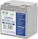 Lifepo4 Battery 12.8V 24Ah 20A + Maintenance-Free BMS