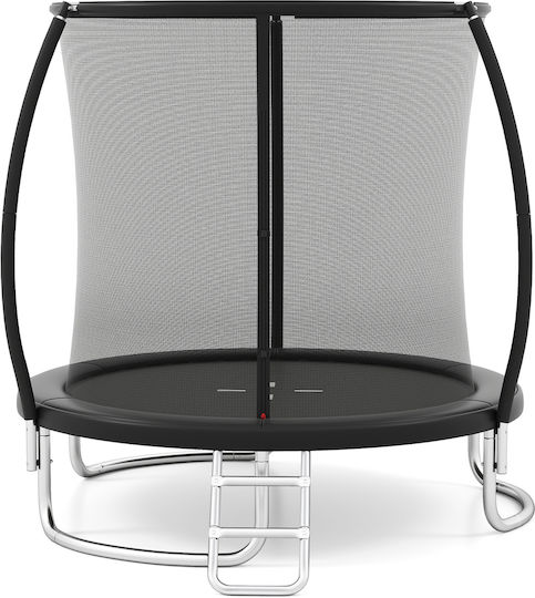 Costway Trampolină pentru copii Diametru 244cm cu Scară & Net