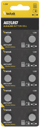 Technik Алкални Батерии За часовници LR57 / LR69 1.5V 10бр