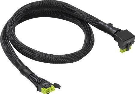 Asrock Netzkabel 12v-2x6 600w L-Typ 90° 70 cm Schwarz 90-ucx060-71xcab