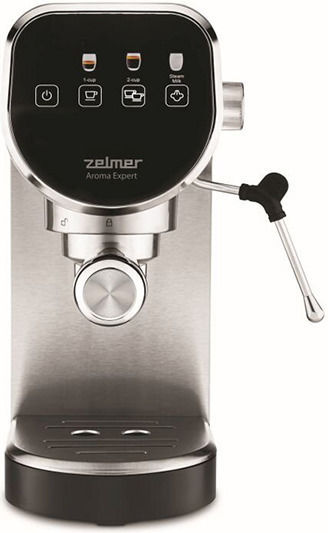 Zelmer Automatic Espresso Machine 1360W Pressure 20bar Silver ZCM7300