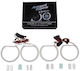 Στεφάνι Angel Eye Φαναριού Αυτοκινήτου 12V Ford Focus 2004-2008 Λευκό Χρώμα