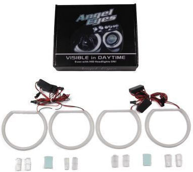 Στεφάνι Angel Eye Φαναριού Αυτοκινήτου 12V Ford Focus 2004-2008 Λευκό Χρώμα