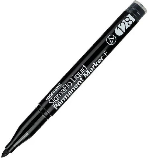 Monami Ανεξίτηλος Μαρκαδόρος Μαύρος 2mm