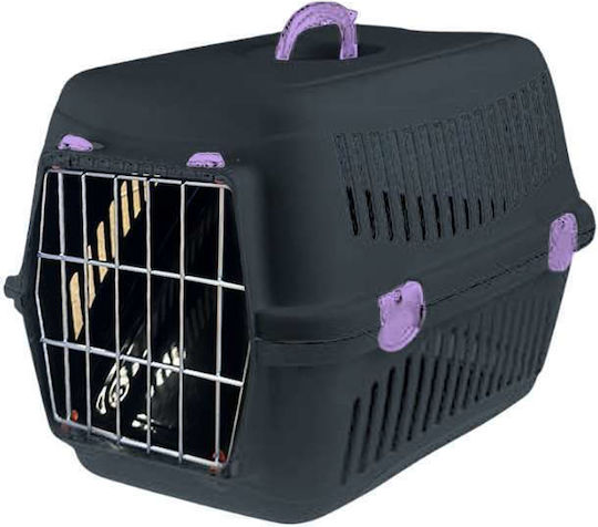 Black Dog Transport Cage 48x32.5x32.5cm