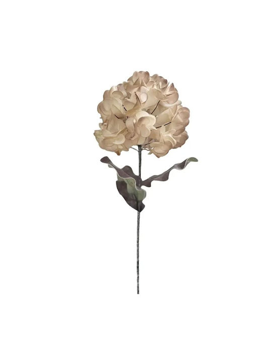 Hydrangea Brown Branch Artificial Foam Φ20x90cm 8/16pcs