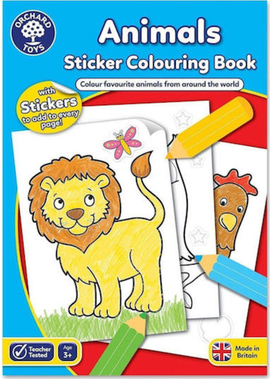 Orchard Toys Книжка За Оцветяване Играчки Животни