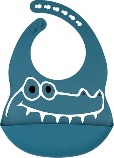 Queen Mother Crocodile Impermeabila Bavetă Silicon cu Buzunar Verde pentru 6 m+
