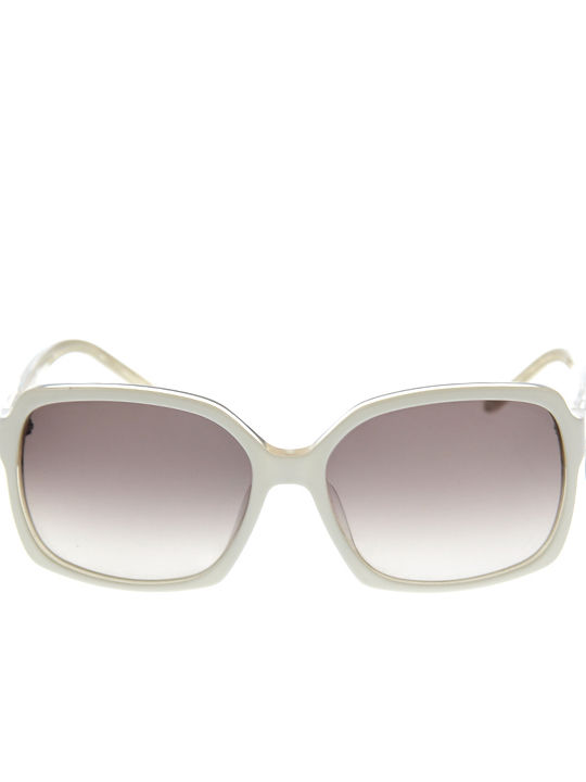 Fendi Women's Sunglasses with White Horn-Rimmed Frame and Gradient Lenses F51375918130