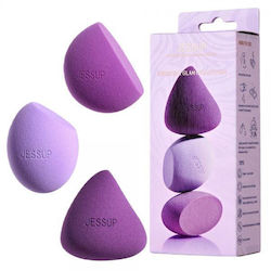 Jessup Beauty Set with Sponges for Foundation 3 Pieces