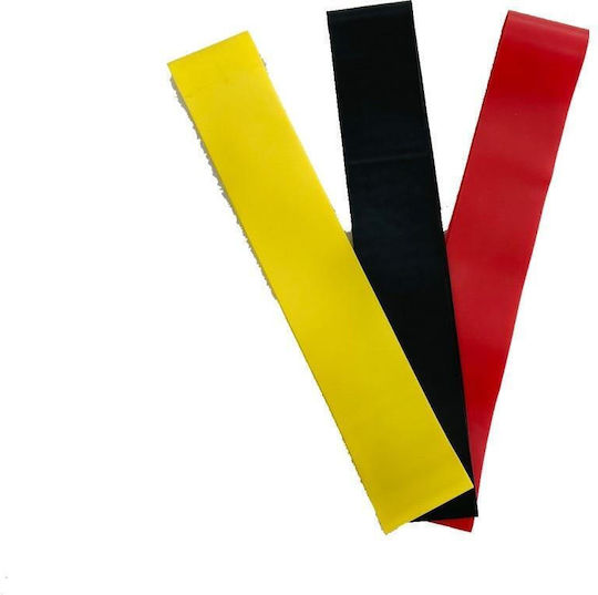 Set 3 Latex Material Elastic Bands Techfit Carrying Pouch
