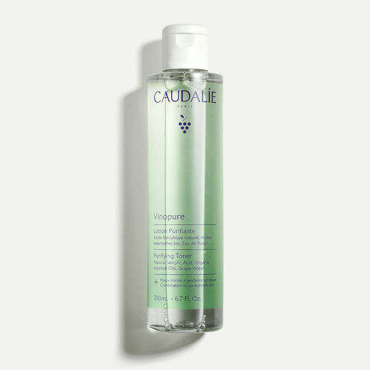 Caudalie Vinopure Facial Toning Lotion with Salicylic Acid 200ml