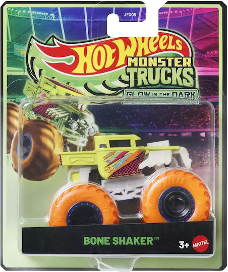 Hot Wheels Mașinuță Monster Truck 1:64 Cu Strălucire În Întuneric