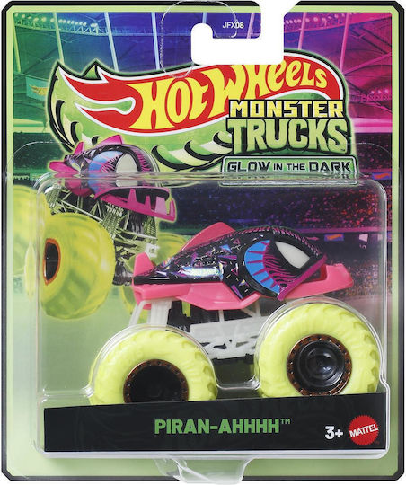 Hot Wheels Mașinuță Monster Truck 1:64 Cu Strălucire În Întuneric