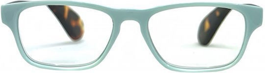 Frog Optical Reading Glasses +2.00 in Turquoise color