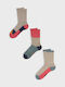 Soma Socks Γυναικείες Κάλτσες Πολύχρωμο 3Pack