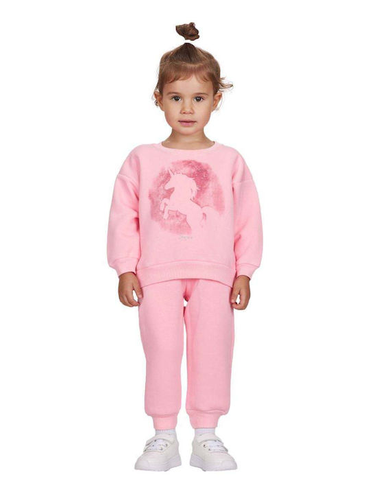 Joyce Kids Tracksuit Set With Pink Top 2 Pieces...