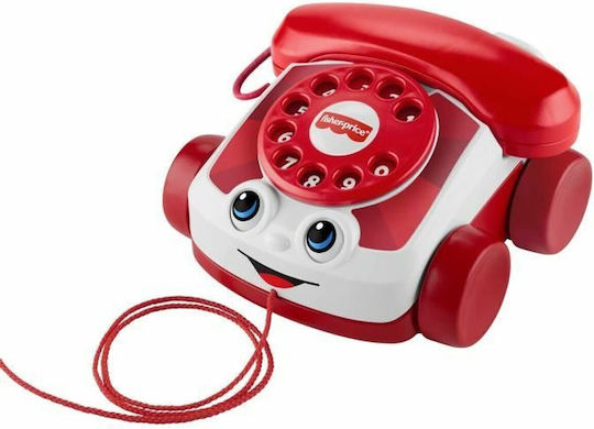 Fisher Price Pull Along Toy Phone with Sounds for 12+ Months