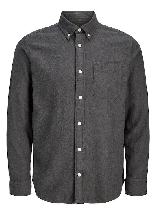 Jack & Jones Long-sleeved Denim Shirt Gray