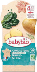 Babybio mit Geschmack Lachs, Kartoffeln & Spinat für 8+ Monate 200gr