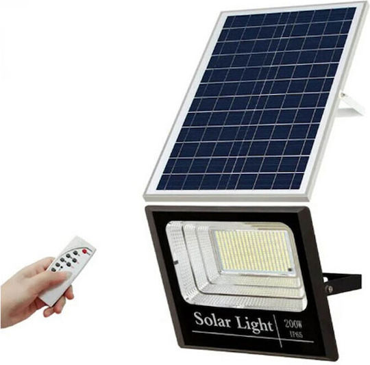 Στεγανός Ηλιακός Προβολέας LED 40W Ψυχρό Λευκό 6200K IP65