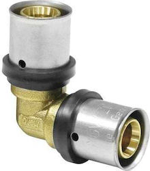 Pipetec – Rohrbogenarmatur Für Pressverbindung 90° 32 X 3