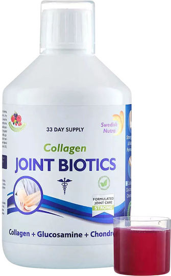 Swedish Nutra Joint Biotics Besondere Nahrungsergänzungsmittel für die Gesundheit der Gelenke 500ml Natürliche Beere