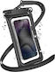 Avizar Wasserdichtes Gehäuse 7.2" Handy IPX8 30m Touch Fenster Strap Transparent Schwarz