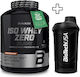 Biotech Usa Iso Whey Zero Black 1816g Vanilla & Biotech Usa Wave Shaker 600ml Black-Smoked Custom Bundle