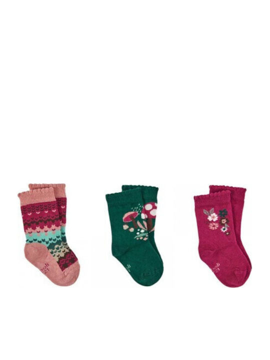 Boboli Kids' Socks Fuchsia 3 Pairs