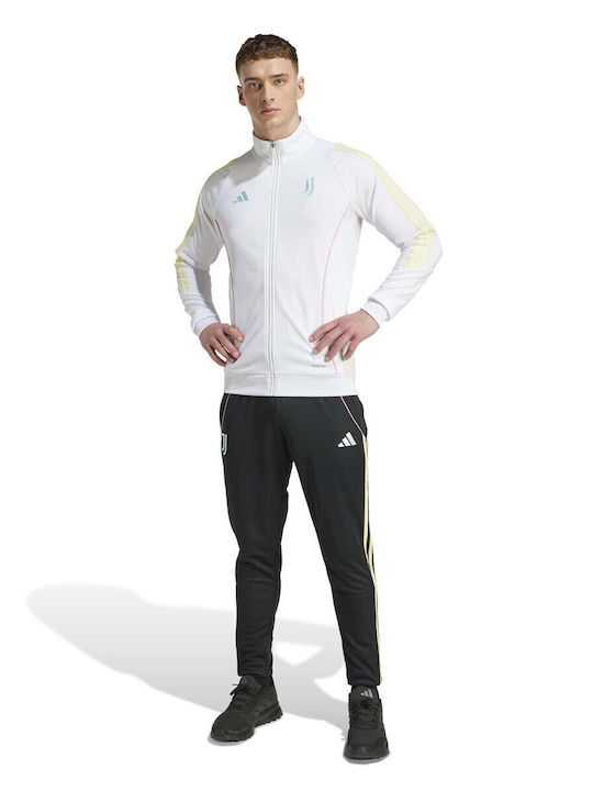 Juve Tk Suit Fußball Trainingsanzug Glänzend Weiß