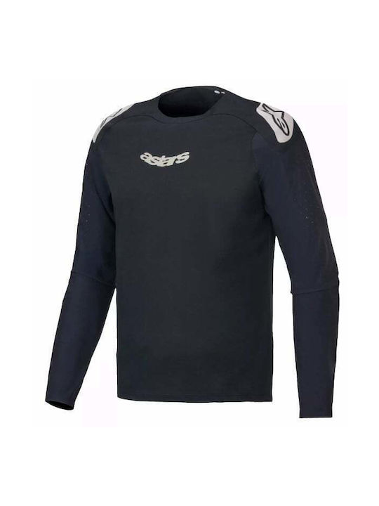 Alpinestars Herren Lange Ärmel Fahrradtrikot Mountain Bike Schwarz