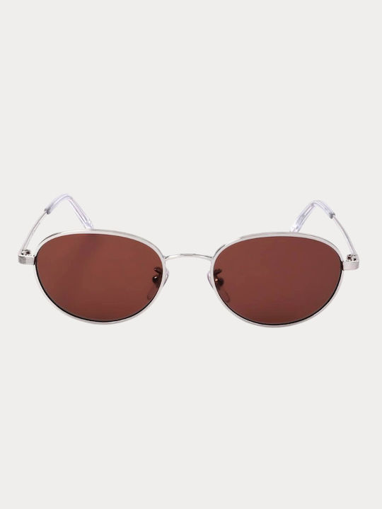 Retrosuperfuture Unisex Γυαλιά Ηλίου με Ασημί Μεταλλικό Σκελετό και Ασημί Καθρέφτη Φακό BETO-DLV