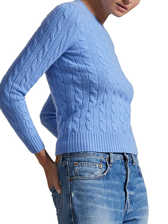 Ralph Lauren Γυναικείο Πουλόβερ Μάλλινο Light Blue