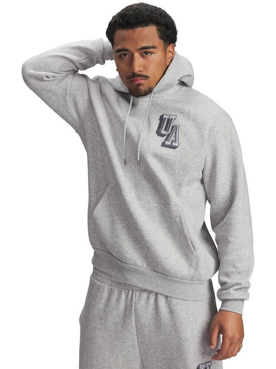 Graphic Sweatshirt with Hood Black
