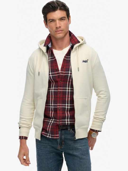 Superdry Sweatshirt with Hood Beige