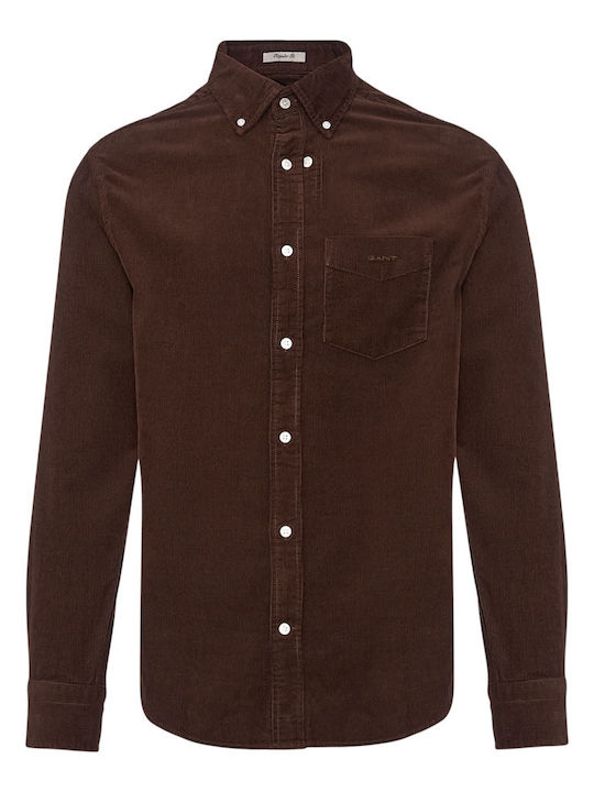 Gant Langärmlig Hemd Brown